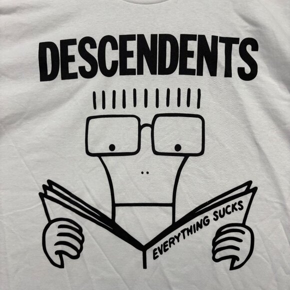 Descendents Everything Is Awesome White Punk T-Shirt Size Extra Large - Picture 2 of 4